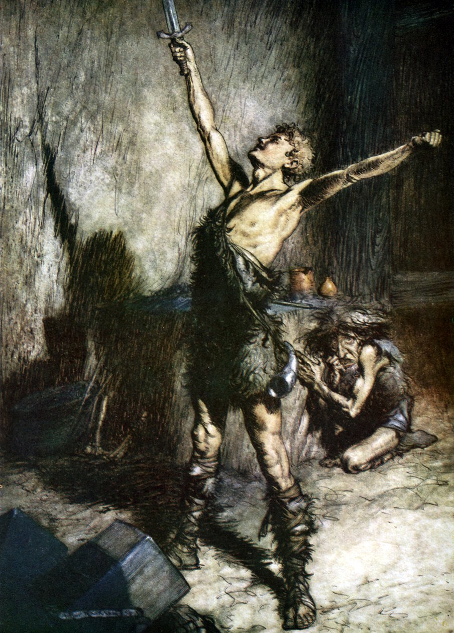Siegfried alkotó: Arthur Rackham