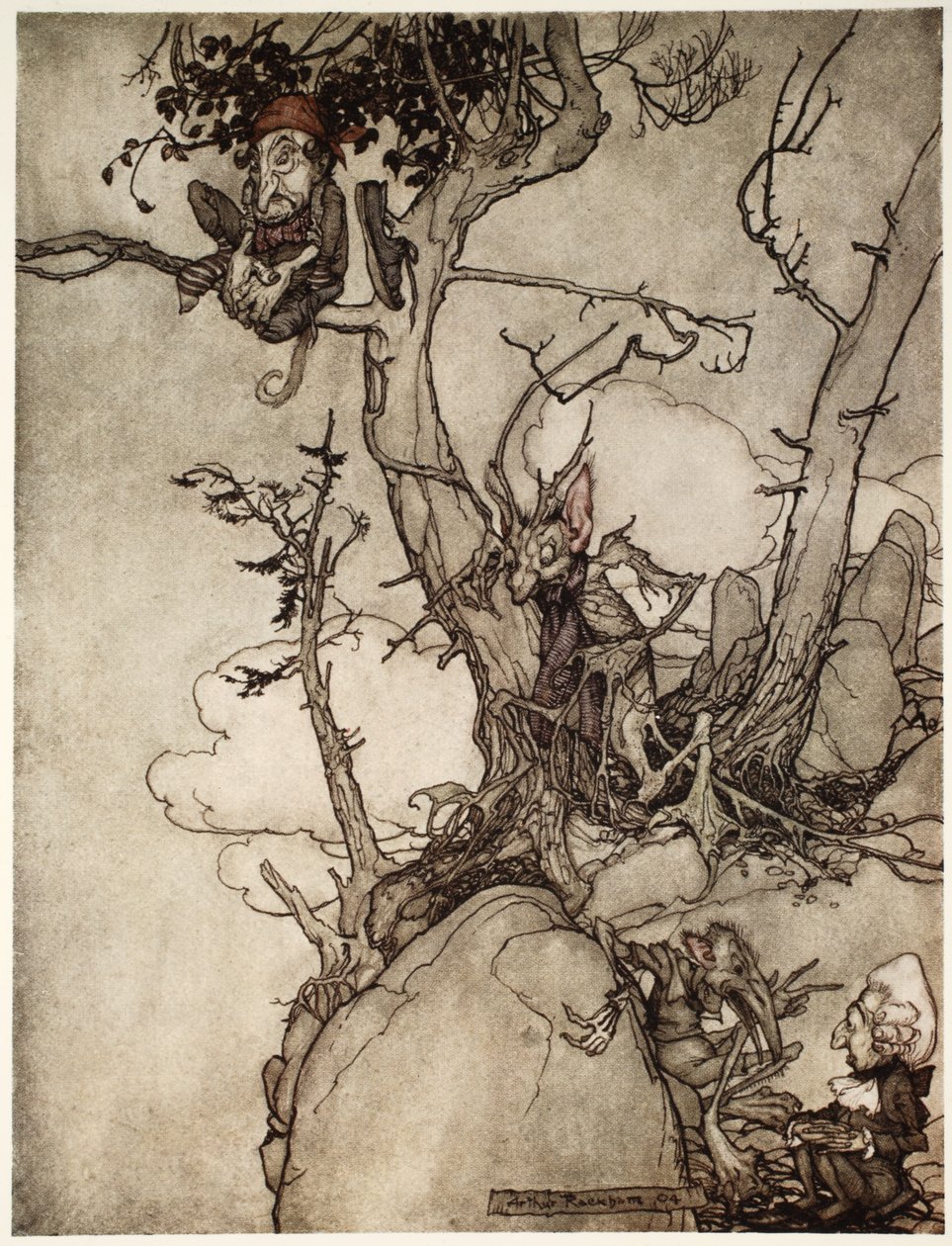A Kaatsberg- vagy Catskill-hegység mindig is mesékkel teli régió volt. A Washington Irving által készített Rip Van Winkle-től. 1910 alkotó: Arthur Rackham