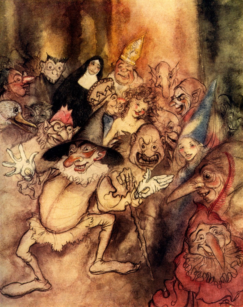Edgar Allan Poe: A vörös halál maszkja alkotó: Arthur Rackham