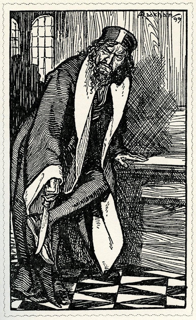 William Shakespeare: A velencei kereskedő alkotó: Arthur Rackham
