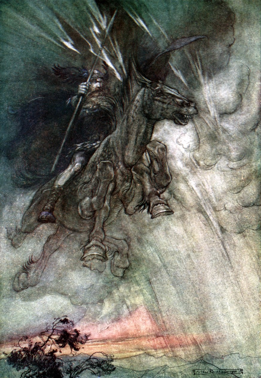 A Rhinegold Das Rheingold alkotó: Arthur Rackham