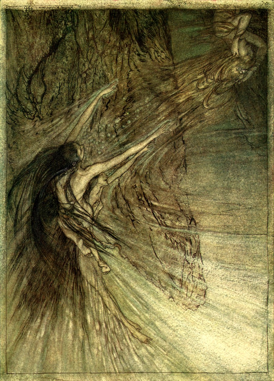 A Rhinegold Das Rheingold alkotó: Arthur Rackham