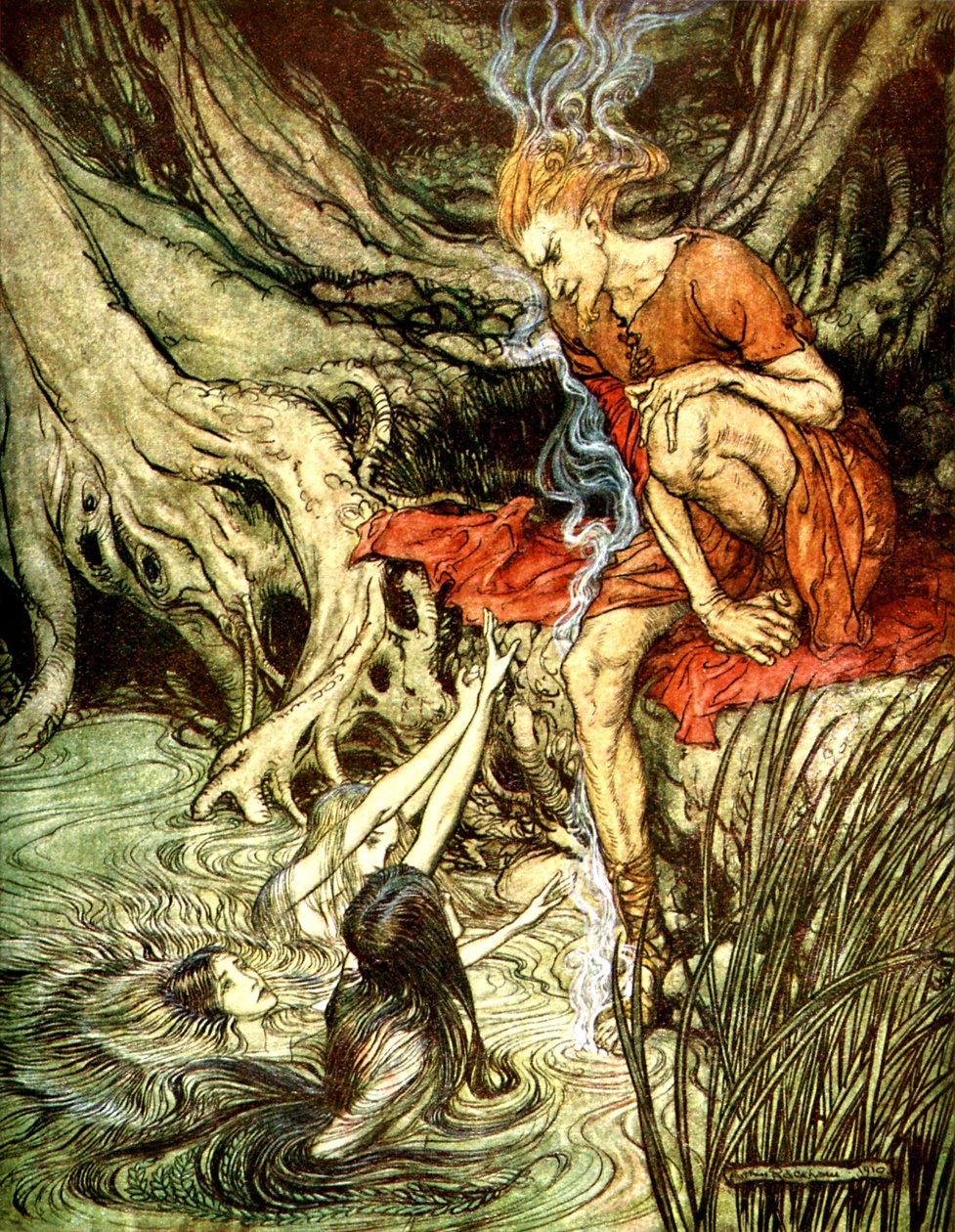 A Rhinegold Das Rheingold alkotó: Arthur Rackham
