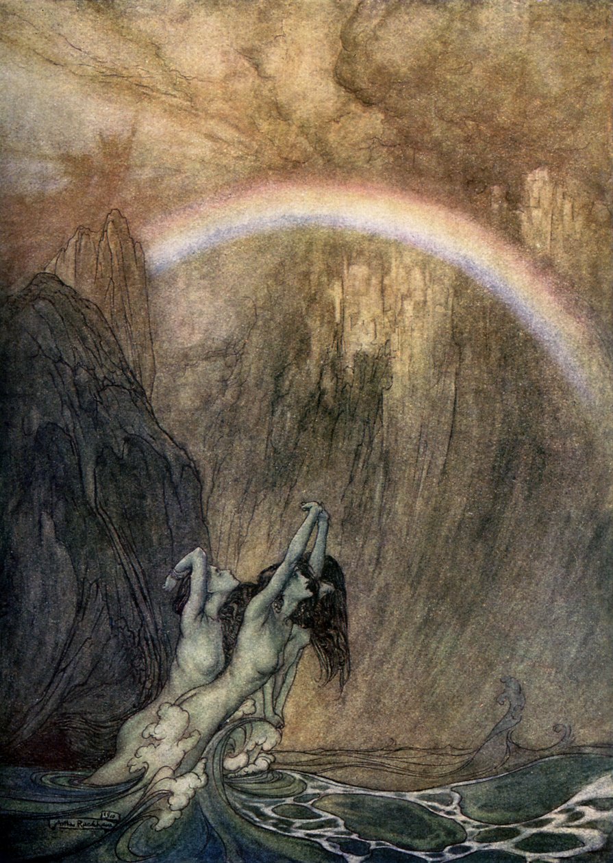 A Rhinegold Das Rheingold alkotó: Arthur Rackham