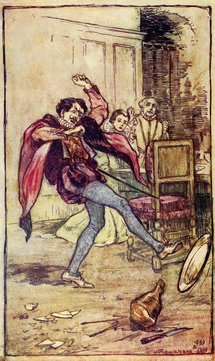 William Shakespeare A cickány megszelídítése alkotó: Arthur Rackham