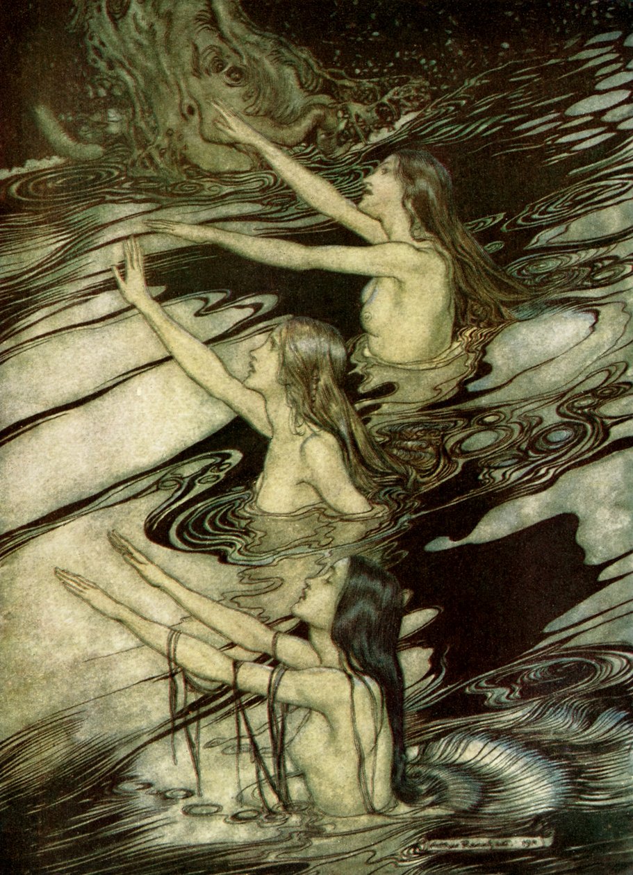 Az istenek alkonya Göttterdämmerung alkotó: Arthur Rackham