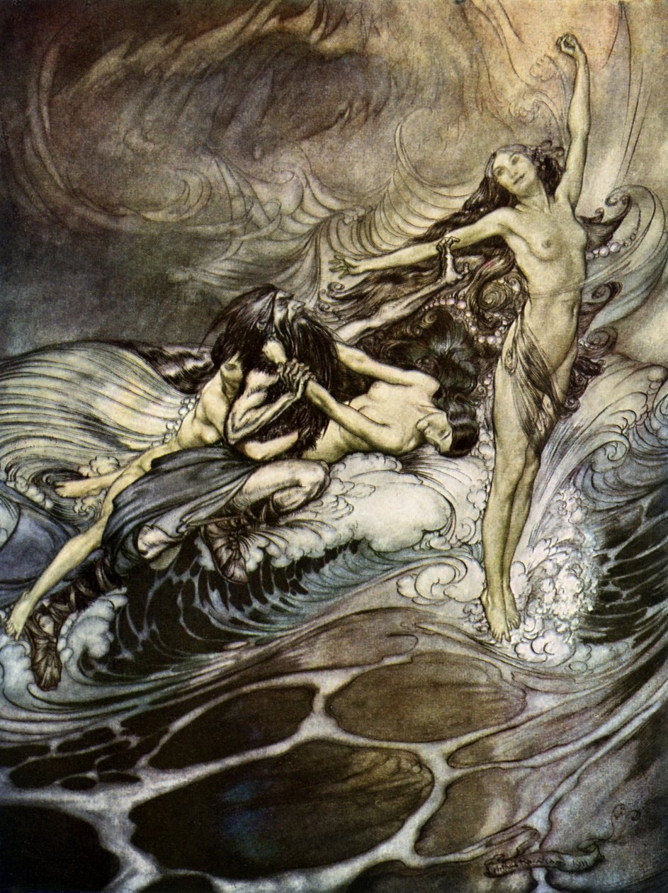 Az istenek alkonya Göttterdämmerung alkotó: Arthur Rackham