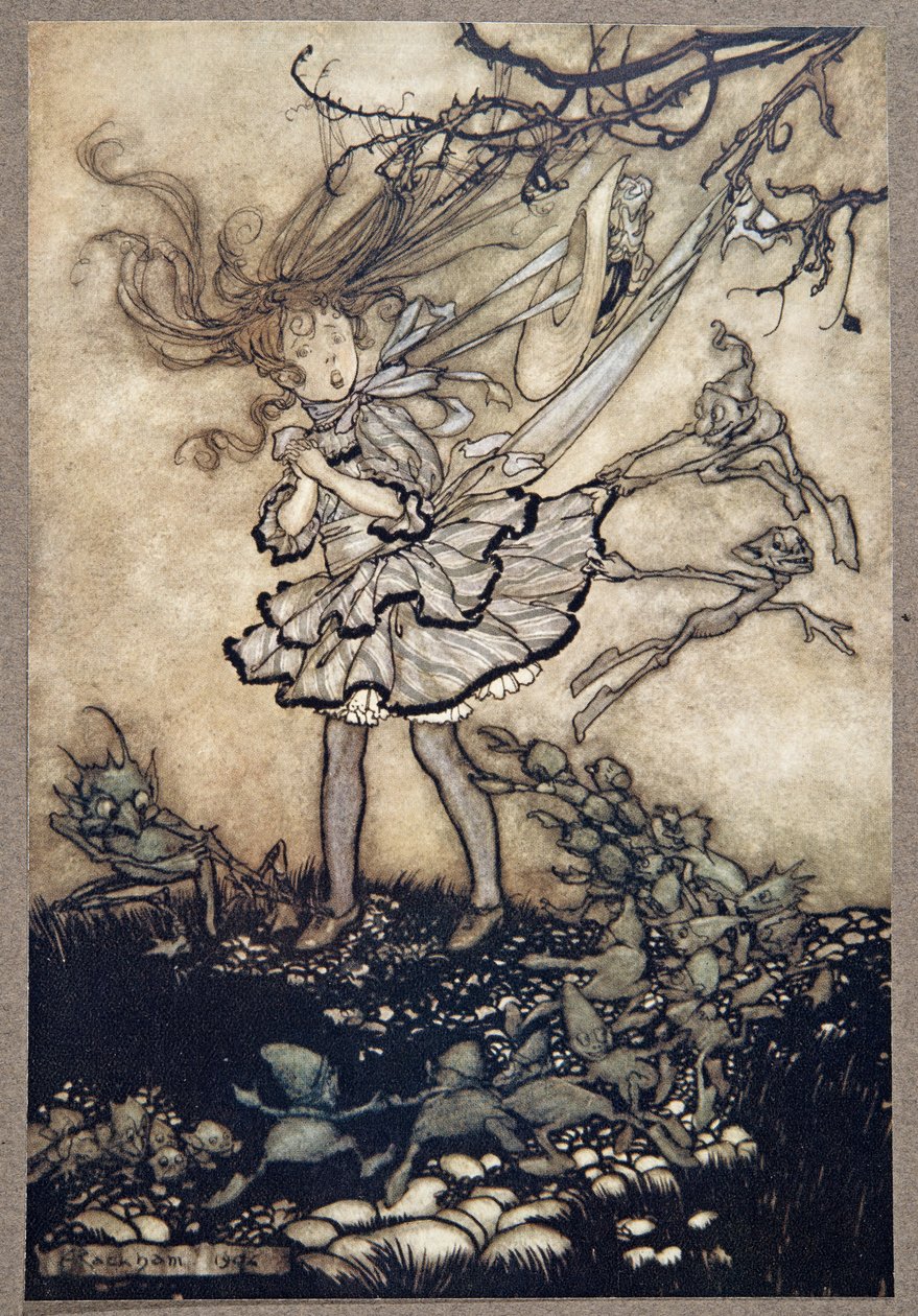 Minden bizonnyal megbántják Önt .. Peter Pan-tól a Kensington Gardensben, J M Barrie (1860-1937), pub. 1906 alkotó: Arthur Rackham