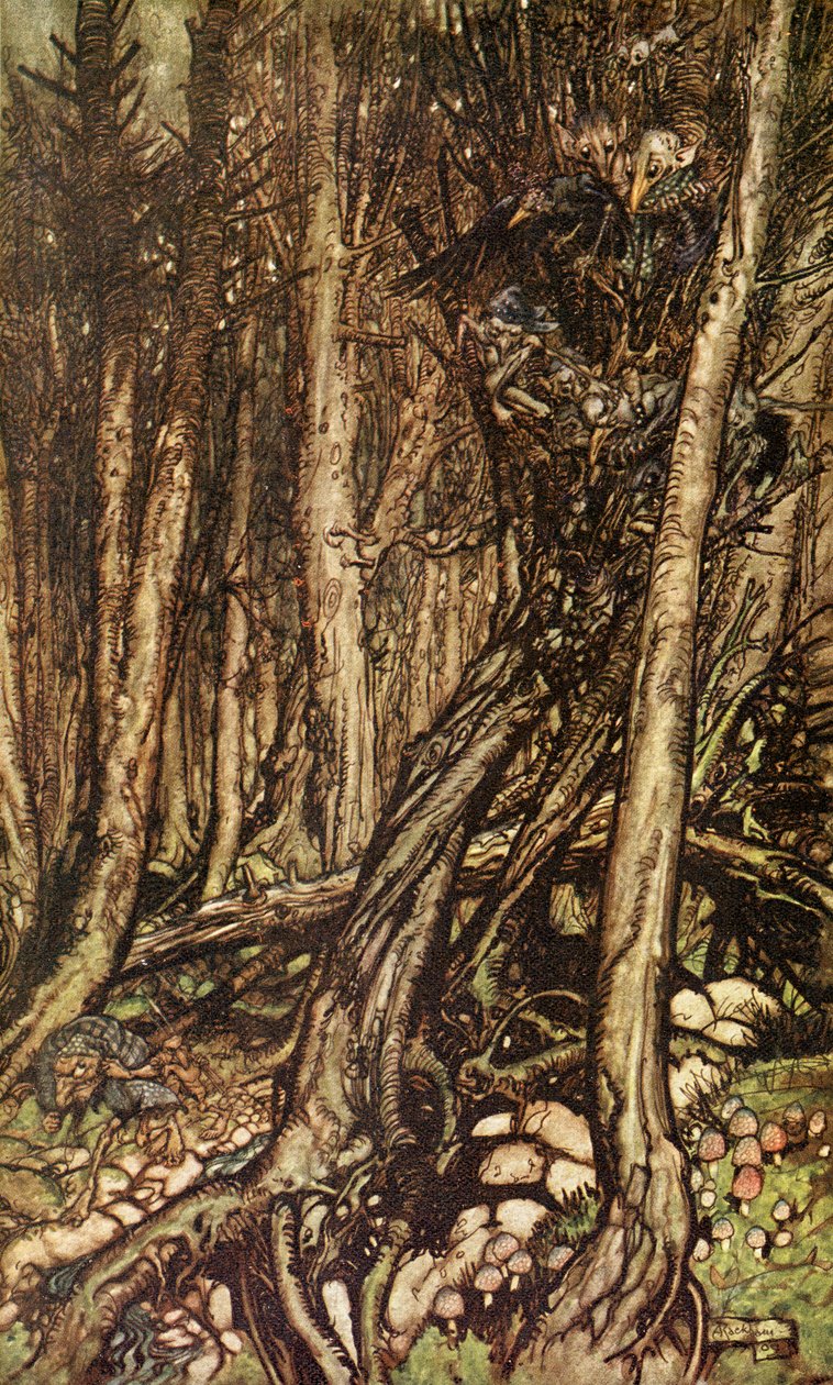 Friedrich de la Motte Fouque undine alkotó: Arthur Rackham