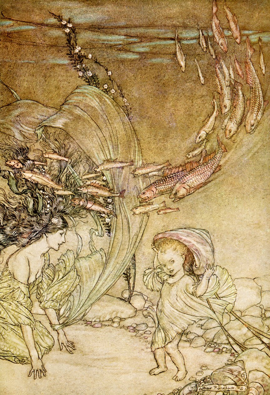 Friedrich de la Motte Fouque undine alkotó: Arthur Rackham