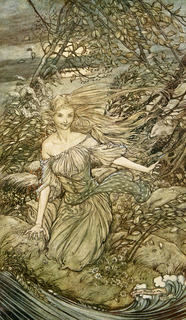 Friedrich de la Motte Fouque undine alkotó: Arthur Rackham