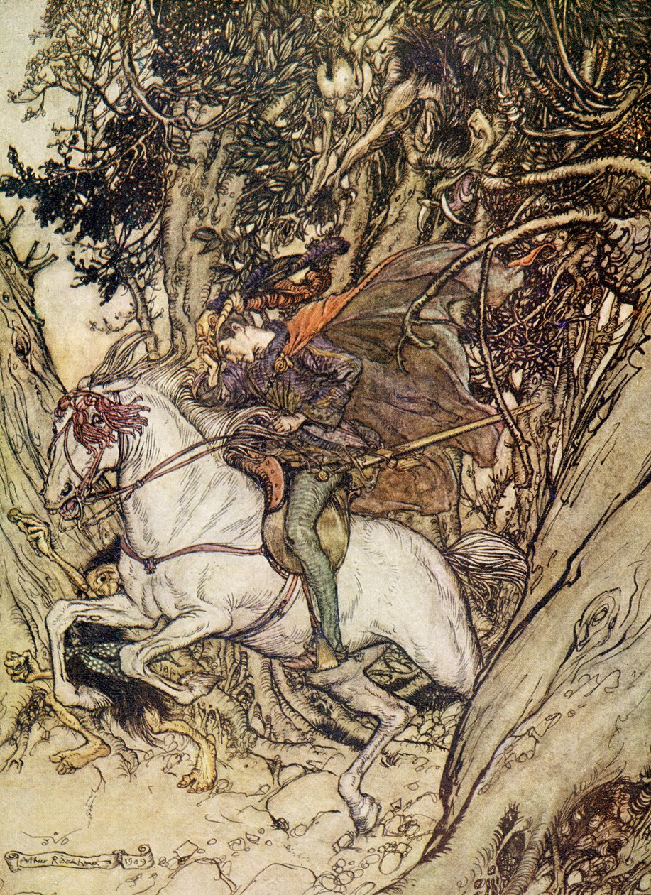 Friedrich de la Motte Fouque undine alkotó: Arthur Rackham
