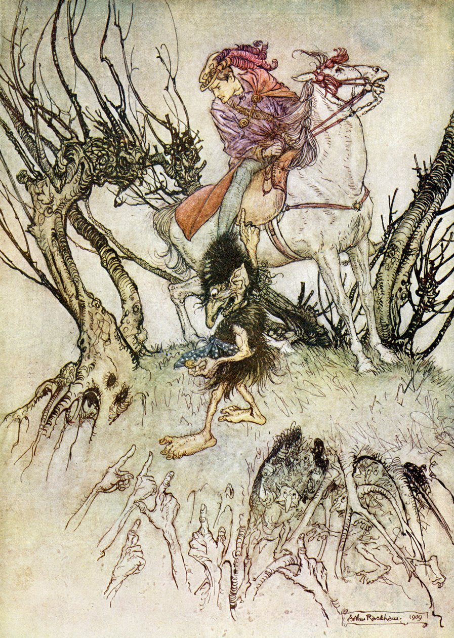 Friedrich de la Motte Fouque undine alkotó: Arthur Rackham