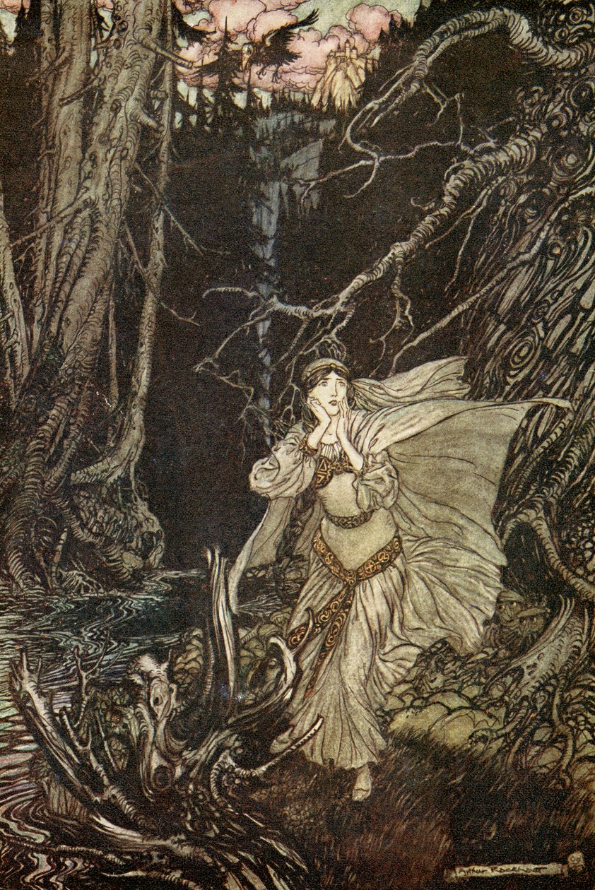 Friedrich de la Motte Fouque undine alkotó: Arthur Rackham
