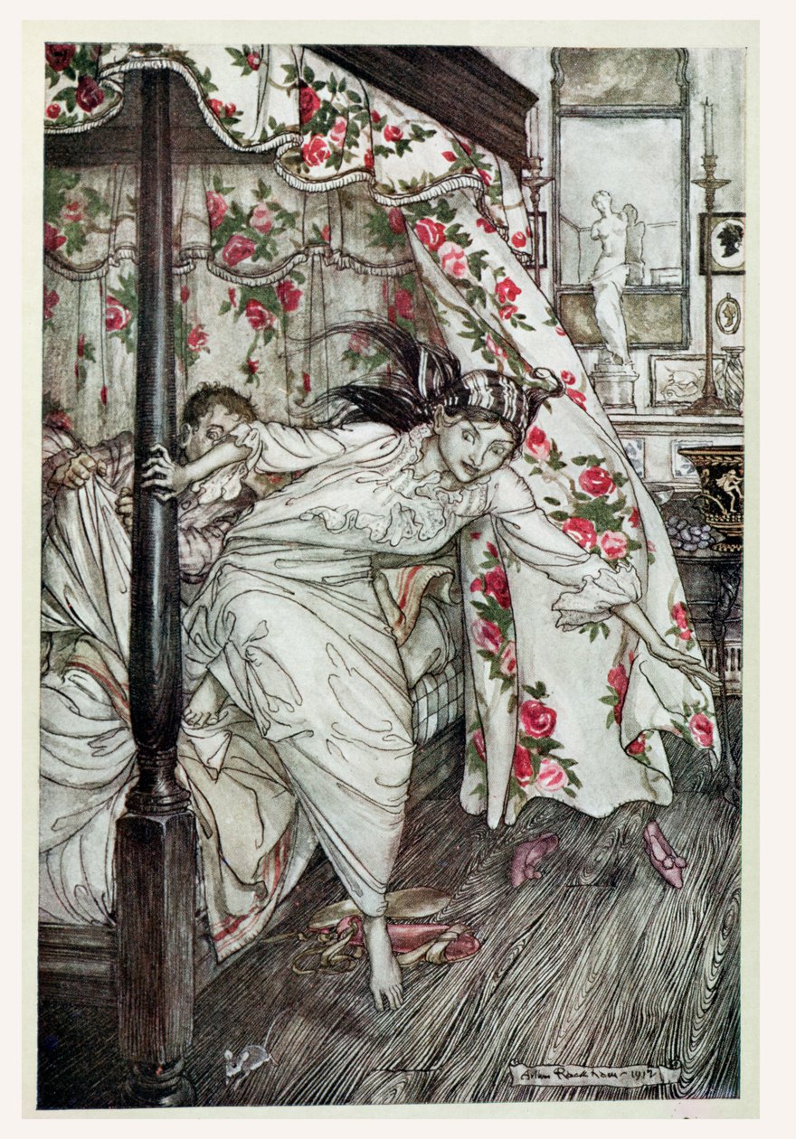 Vénusz és a macska, illusztráció az „Aesop