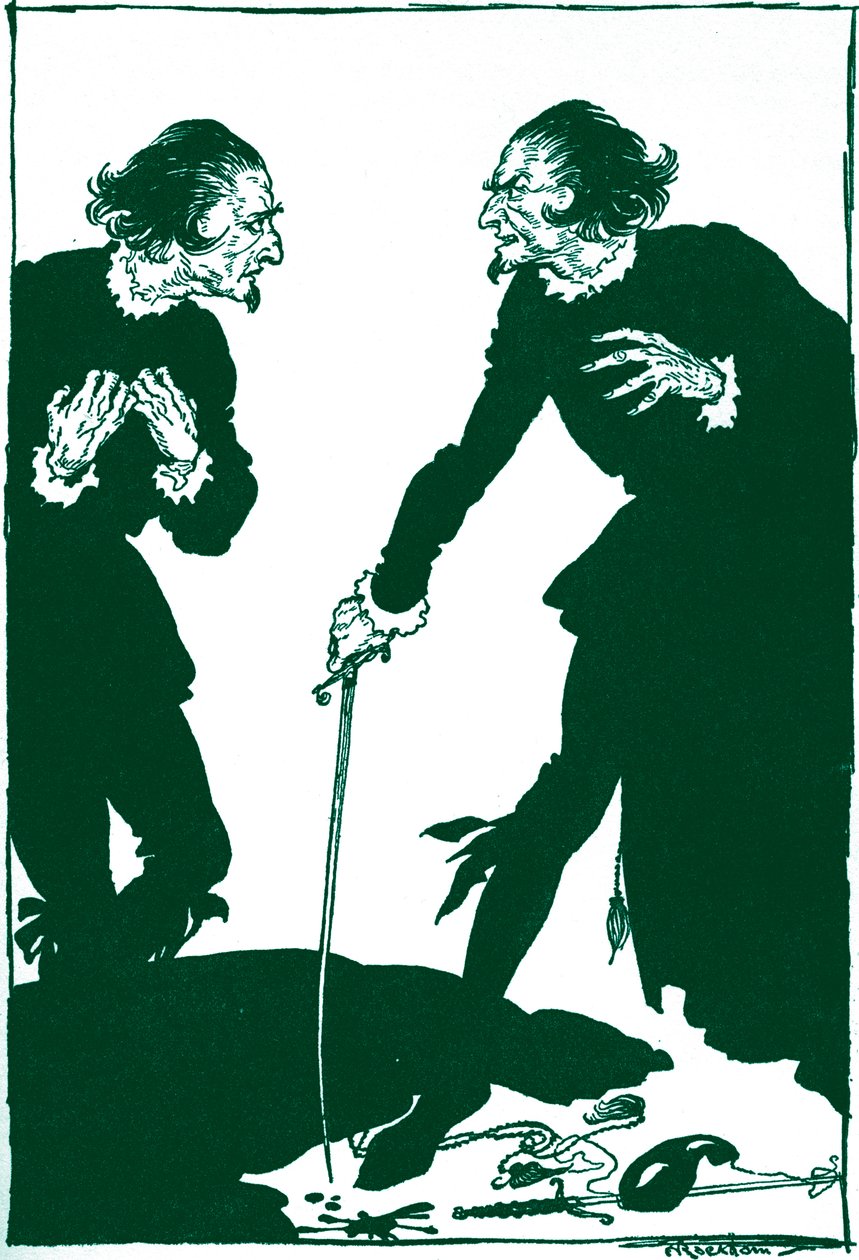 "William Wilson", Edgar Allan Poe alkotó: Arthur Rackham