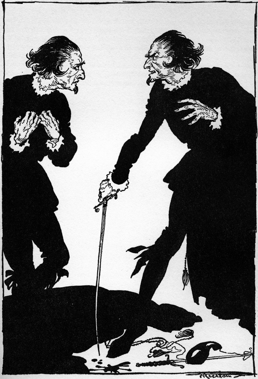 "William Wilson", Edgar Allan Poe alkotó: Arthur Rackham