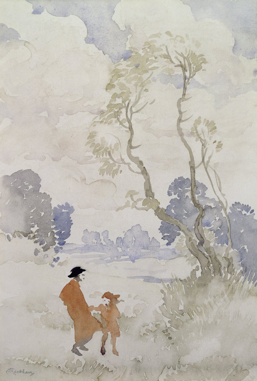 Szeles nap (wc papíron) alkotó: Arthur Rackham