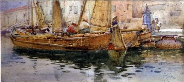A háló javítása alkotó: Arthur Reginald Smith
