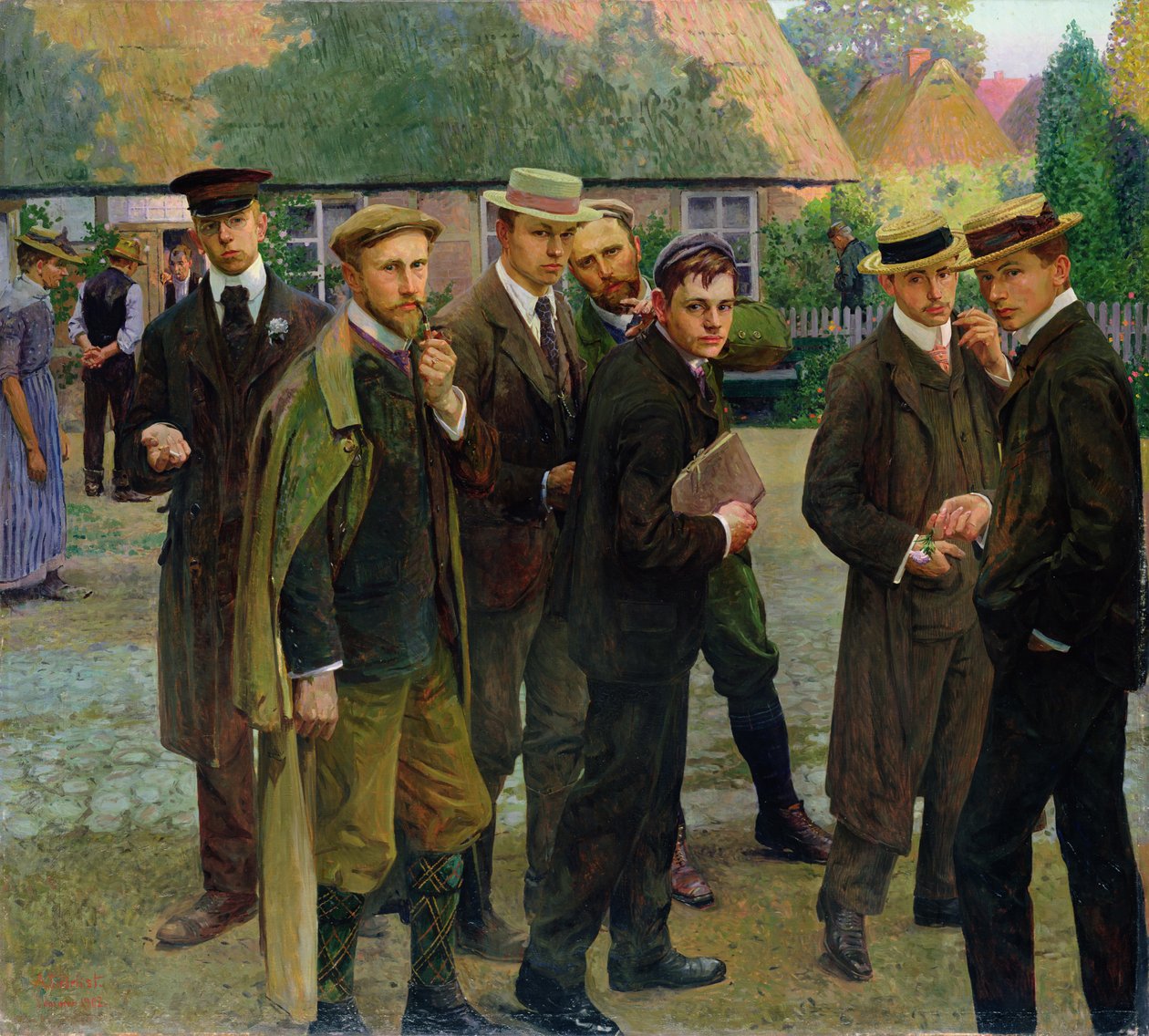 A művész és iskolája alkotó: Arthur Siebelist