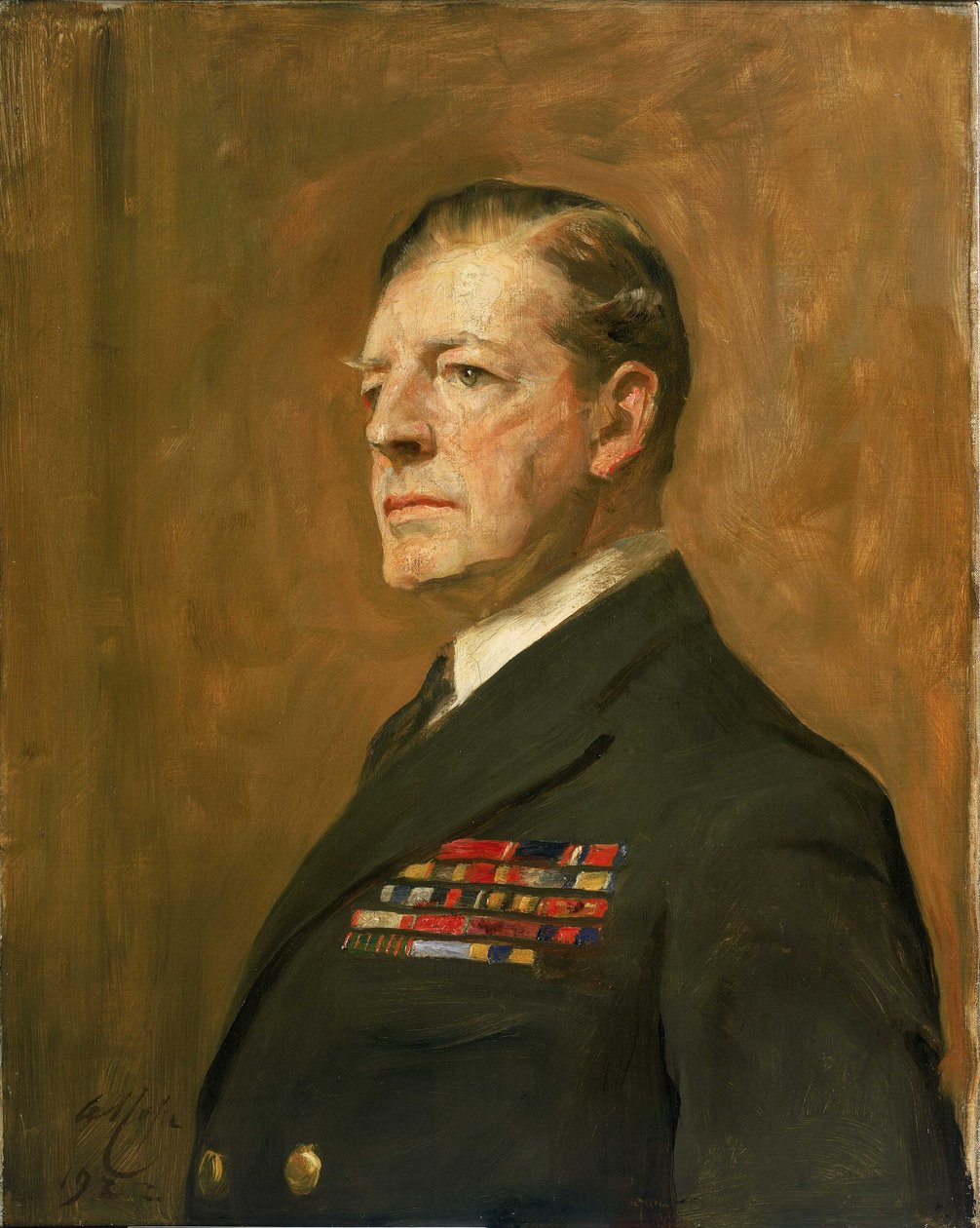 A flotta admirálja Sir David Beatty, 1. gróf Beatty, 1871-1936 alkotó: Arthur Stockdale Cope