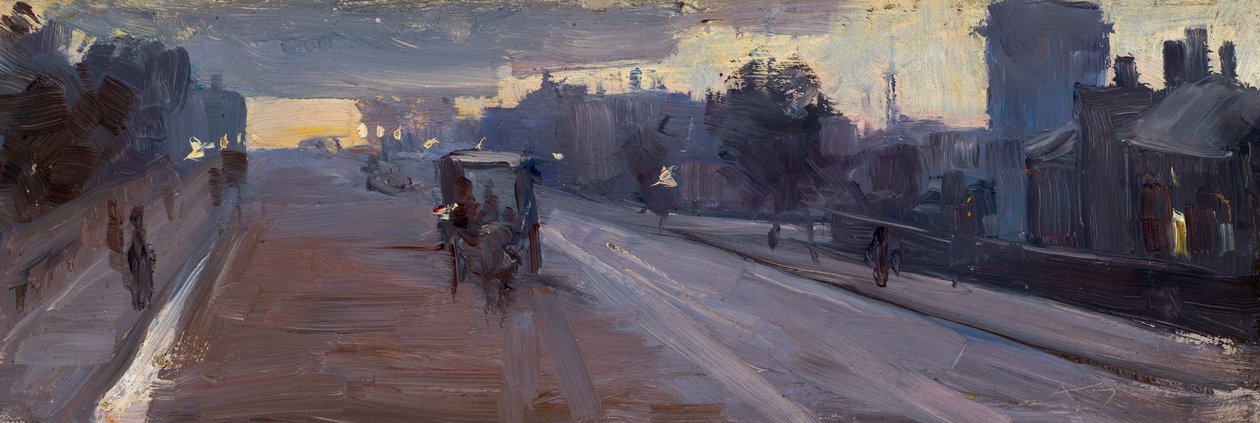 Hoddle St., 10 óra alkotó: Arthur Streeton