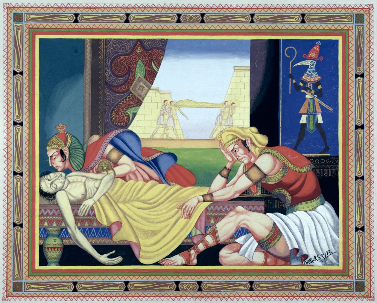 Egyiptom hetedik csapása alkotó: Arthur Szyk