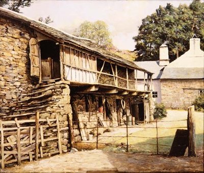 Yew Tree Farm Coniston közelében, Lancashire államban alkotó: Arthur Vivian Couling