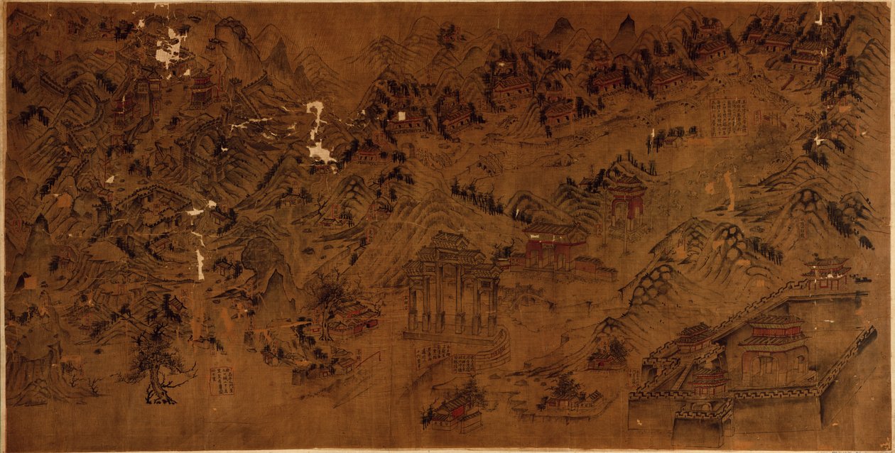 [Ming sírok térképe]. alkotó: Arthur W. Hummel