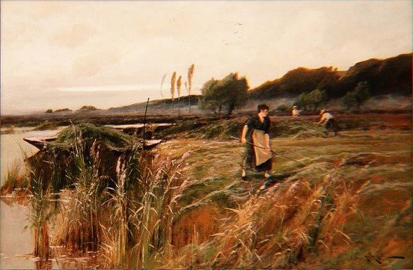 Nyári betakarítás alkotó: Arthur Walker Redgate