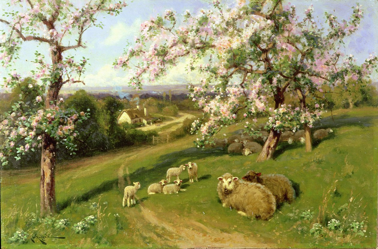 Tavasz, a 80883 négy évszak részletének egyik készlete alkotó: Arthur Walker Redgate