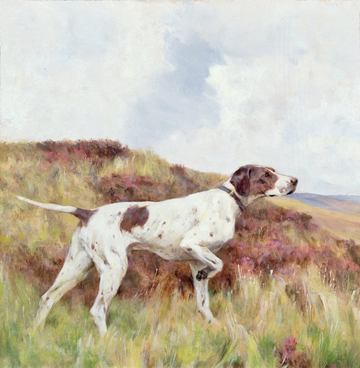 Egy mutató (olaj a fedélzeten) alkotó: Arthur Wardle