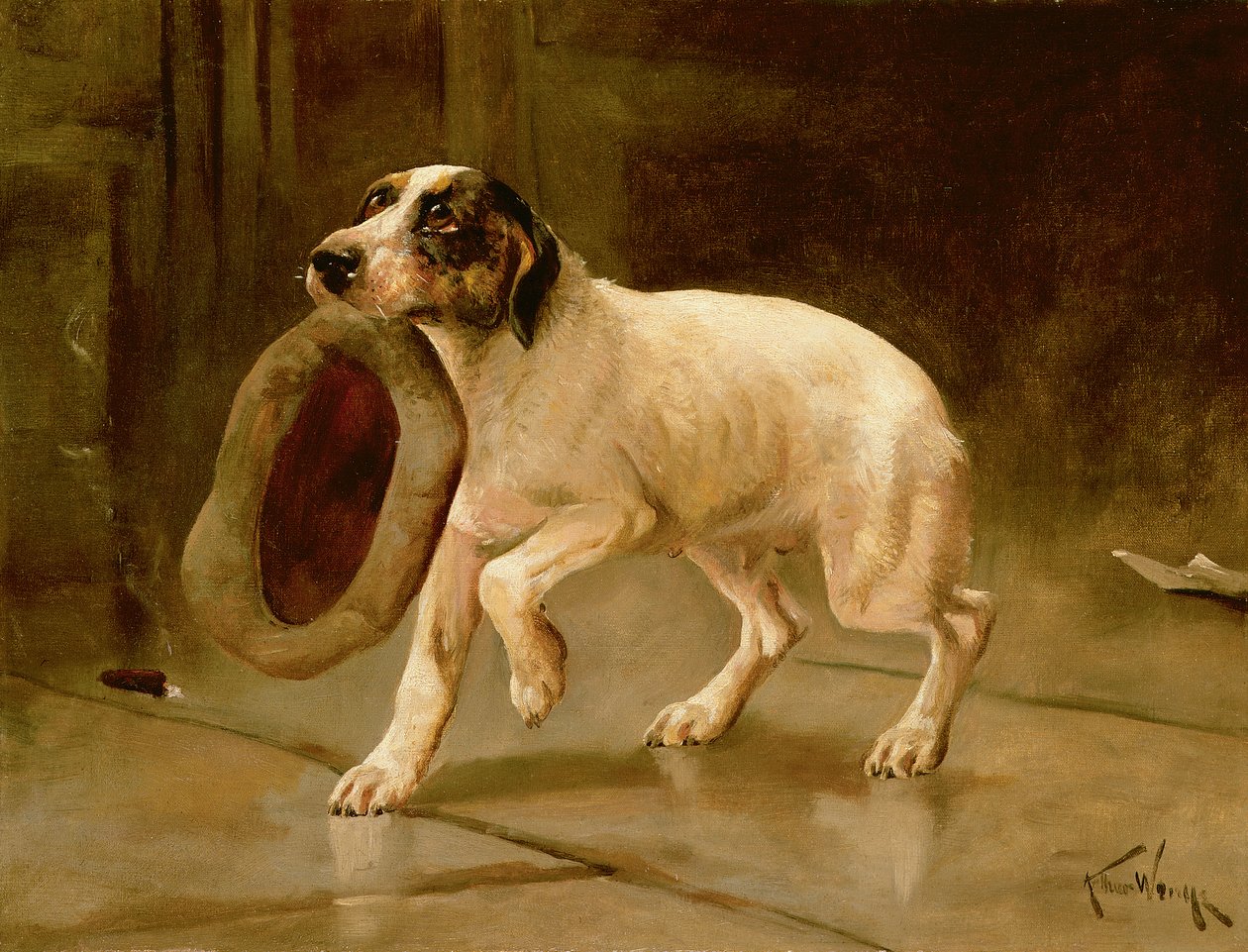 Mestersapka (olaj, vászon) alkotó: Arthur Wardle