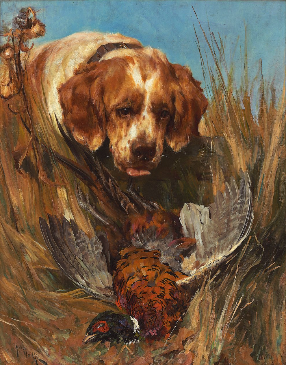 Lekérve (olaj, vászon) alkotó: Arthur Wardle
