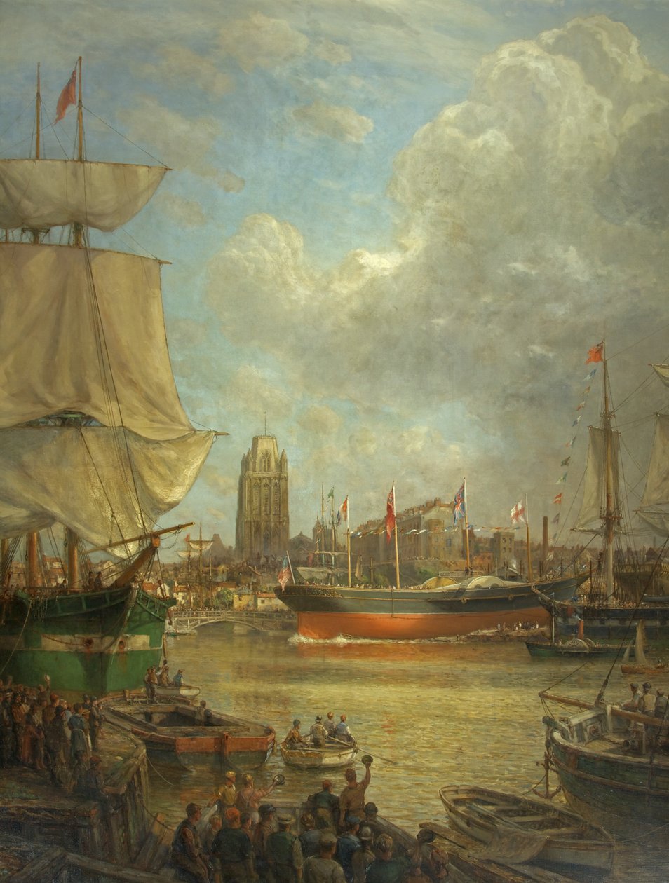A Great Western elindítása 1837-ben alkotó: Arthur Wilde Parsons
