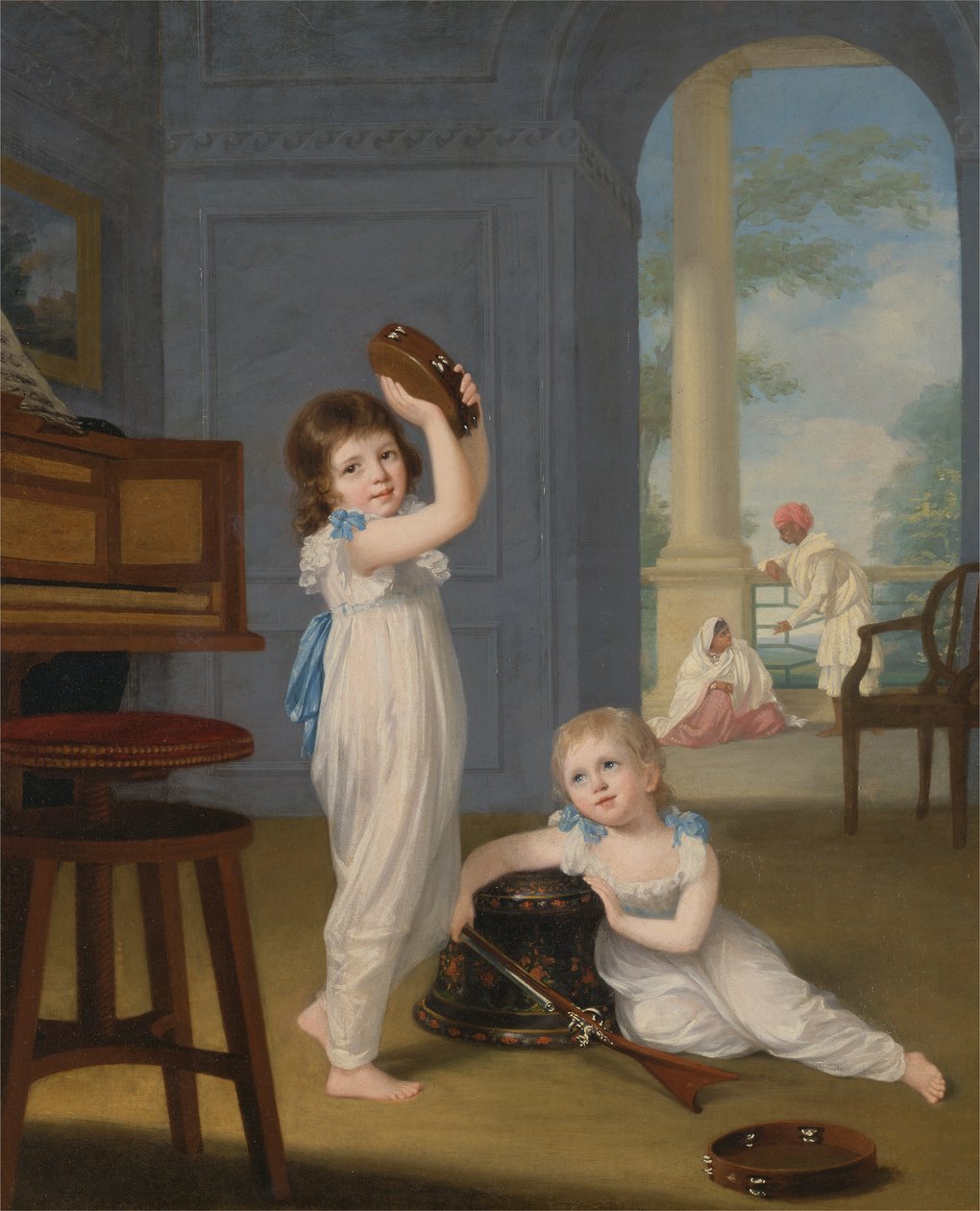 Emily és George Mason alkotó: Arthur William Devis