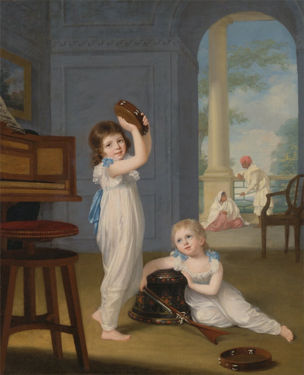 Emily és George Mason alkotó: Arthur William Devis