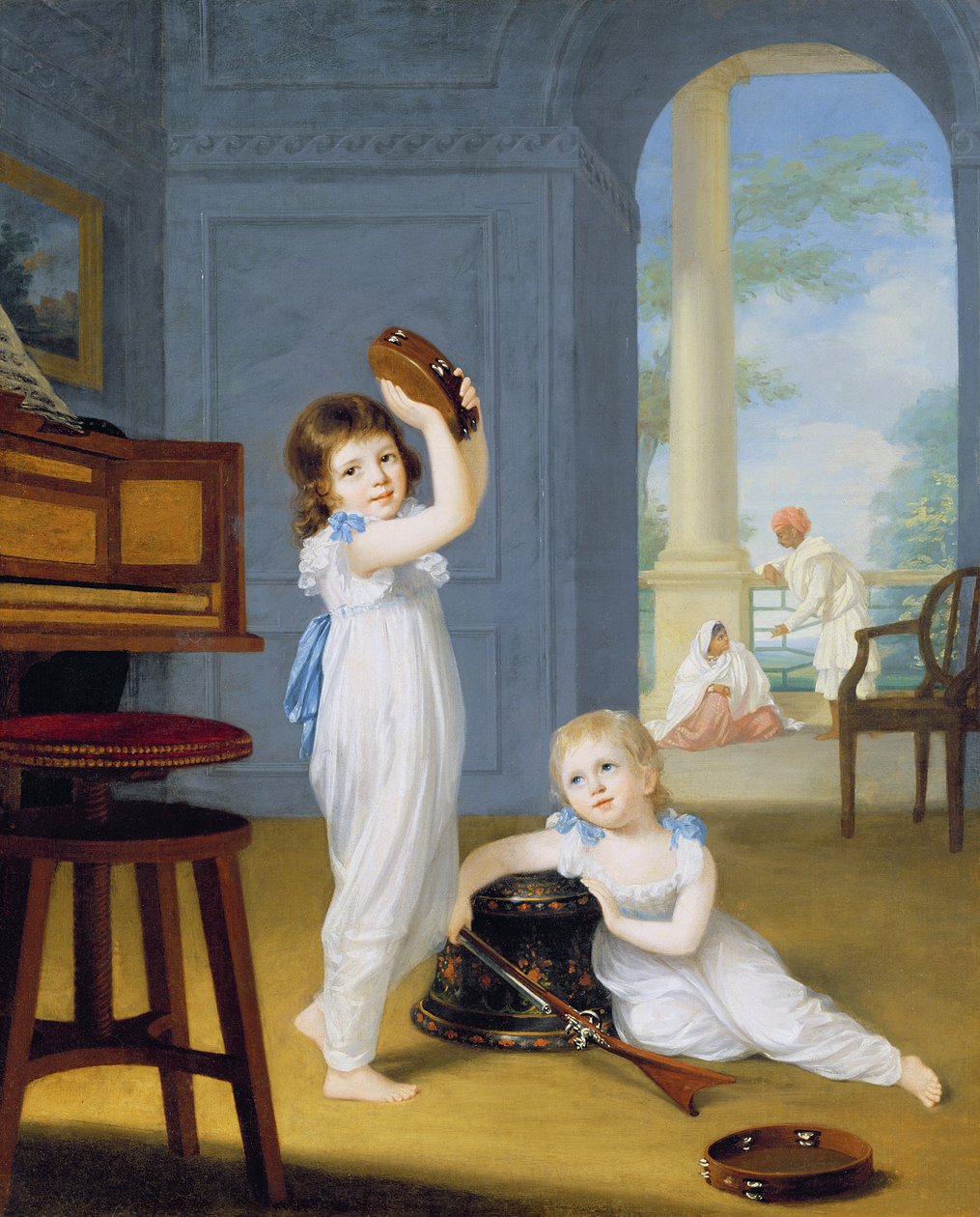 Emily és George Mason, 1794-95 körül (olaj, vászon) alkotó: Arthur William Devis
