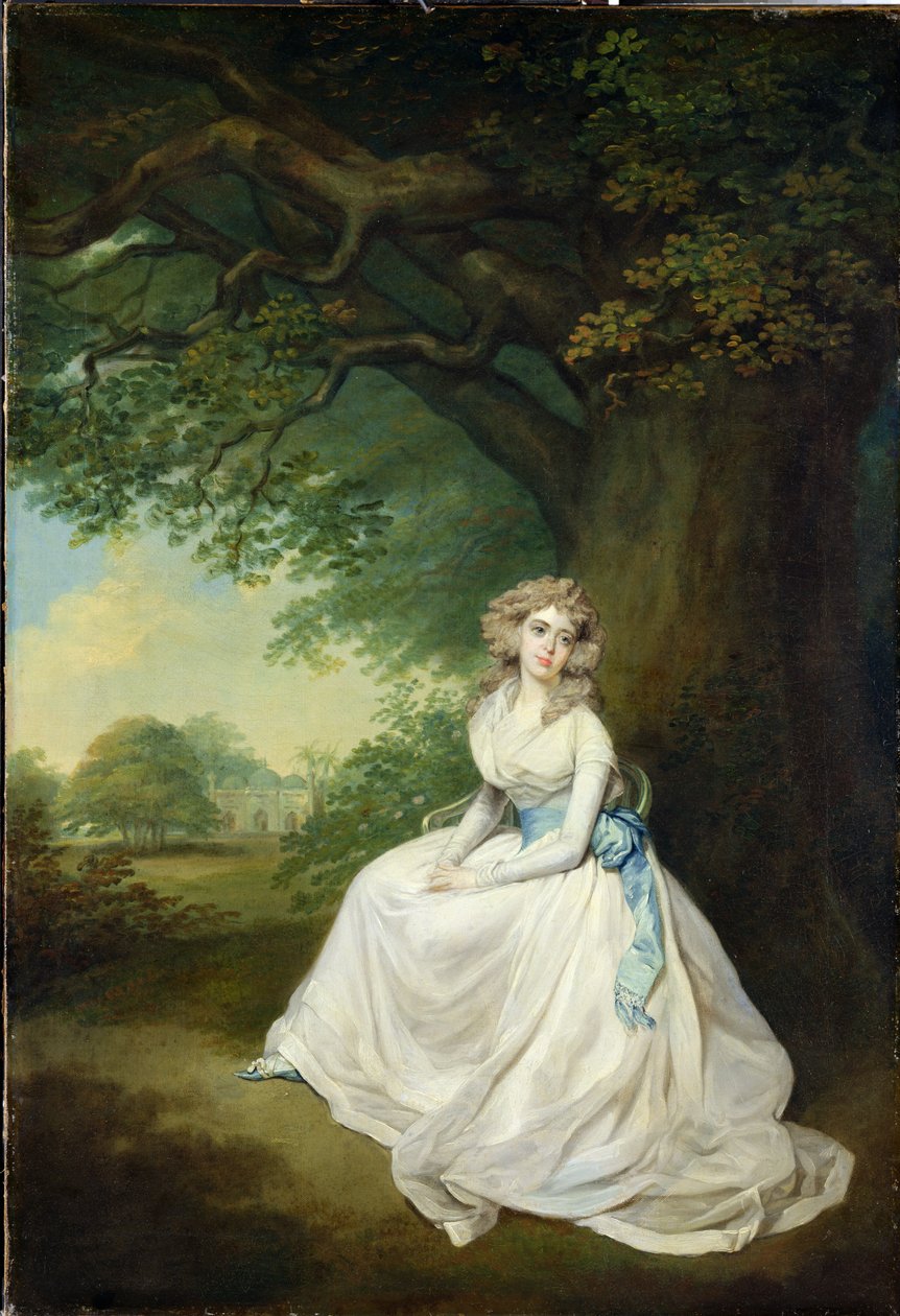 Lady Chambers, 1789 körül (olaj, vászon) alkotó: Arthur William Devis