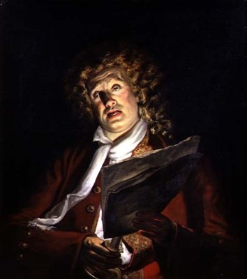 Charles Dibdin (1745-1814) színész portréja, 1810 körül (olaj, vászon) alkotó: Arthur William Devis