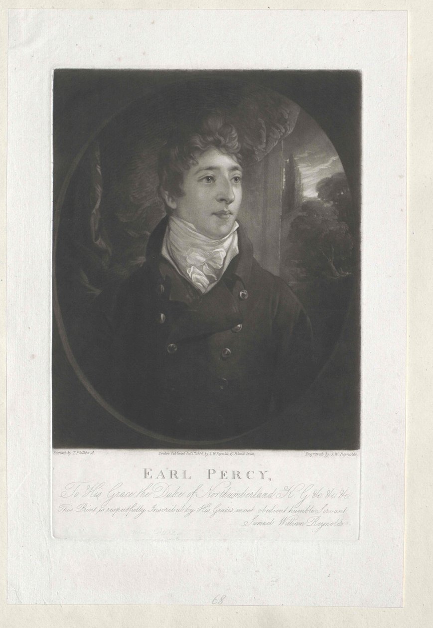 3. Northumberland Percy hercege (nyomtatás) alkotó: Artist Unknown
