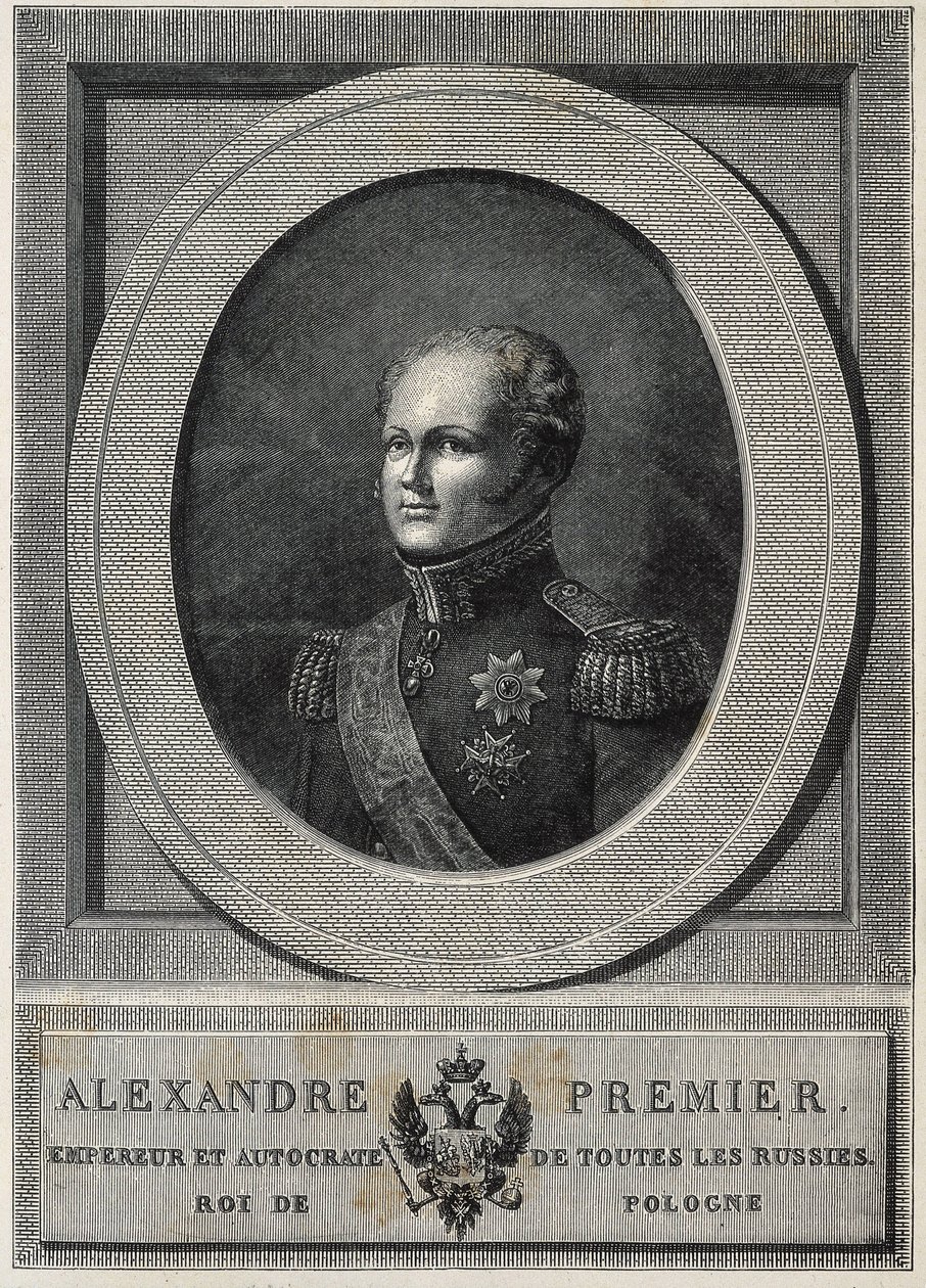 I. ALEXANDR orosz király (1777-1825). Oroszország cárja (1801-1825). alkotó: Artist Unknown