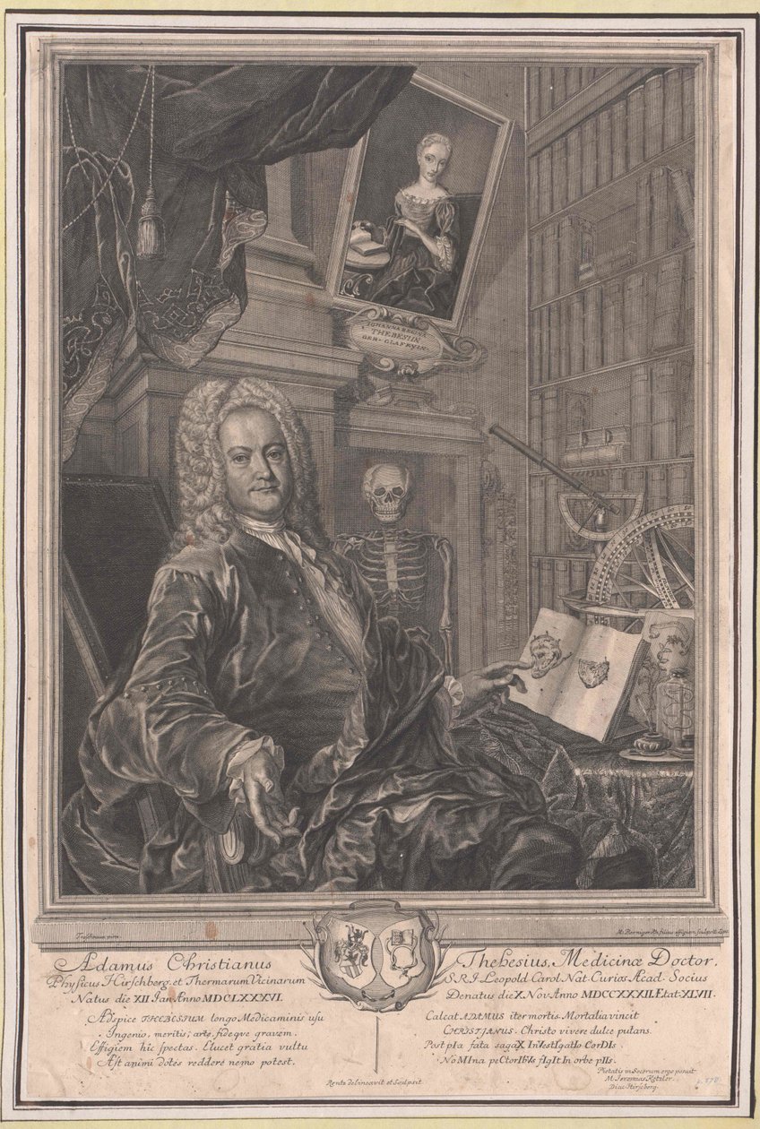 Adam Christian Thebesius alkotó: Artist Unknown