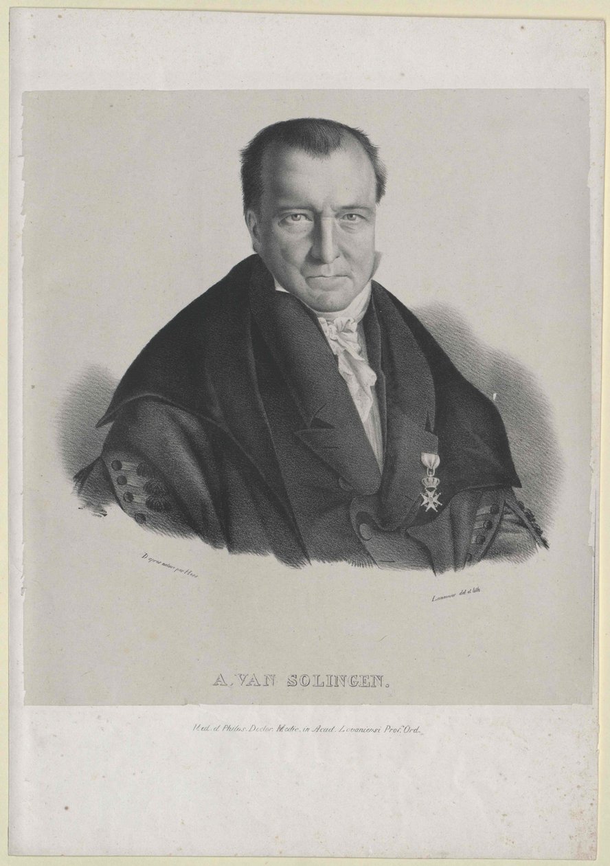Adriaan van Solingen (nyomtatás) alkotó: Artist Unknown