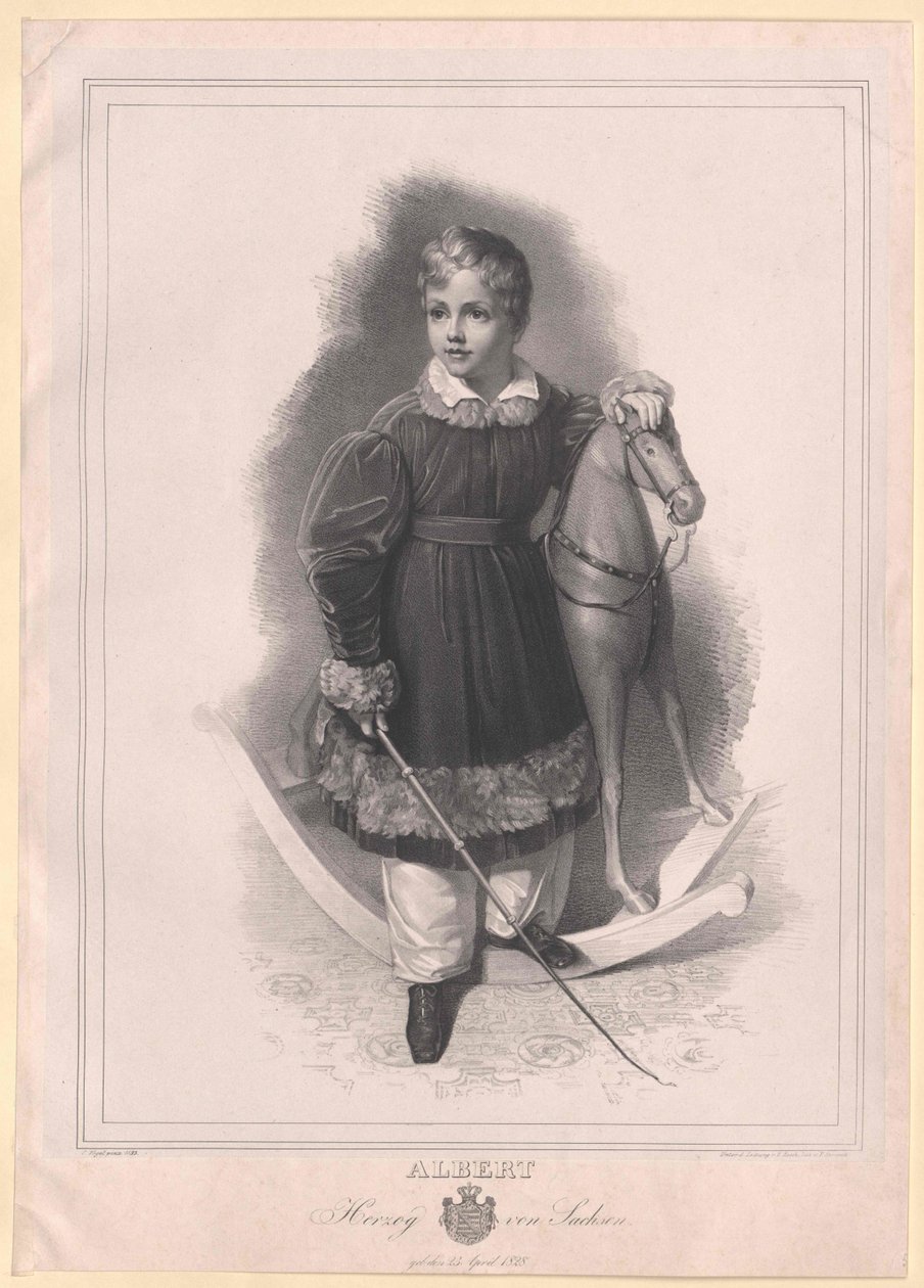 I. Albert szász király, alkotó: Artist Unknown