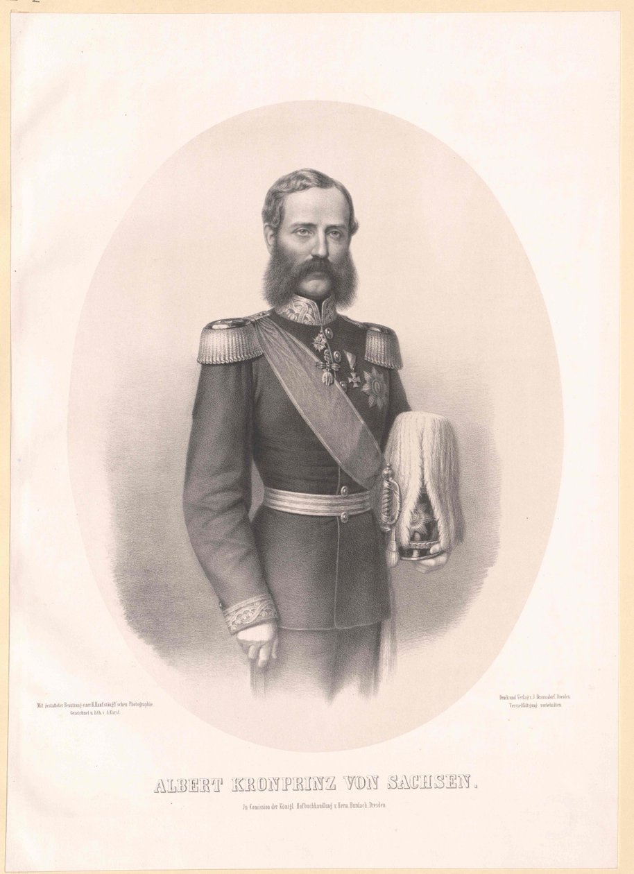 I. Albert szász király, alkotó: Artist Unknown