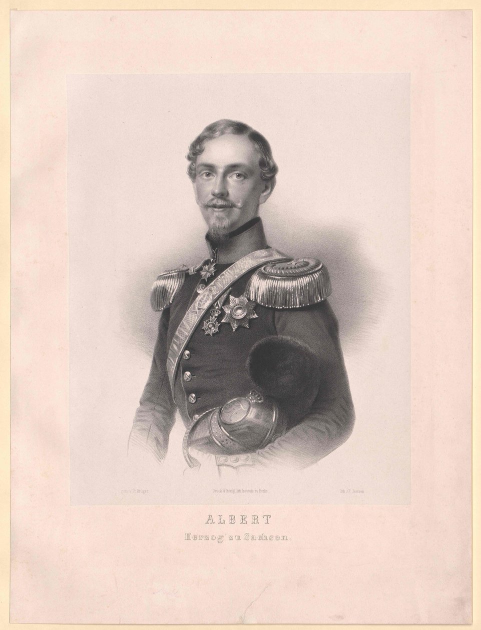 I. Albert szász király, alkotó: Artist Unknown