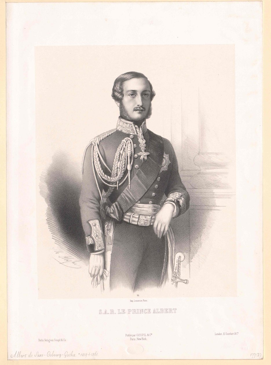 Albert, Anglia hercegi hitvese Szászország hercege Szász-Coburg-Gótország hercege alkotó: Artist Unknown