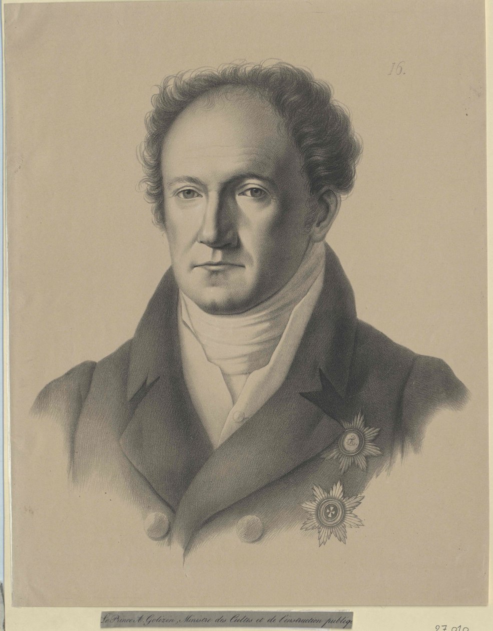 Alekszandr Nyikolajevics Galitzin alkotó: Artist Unknown