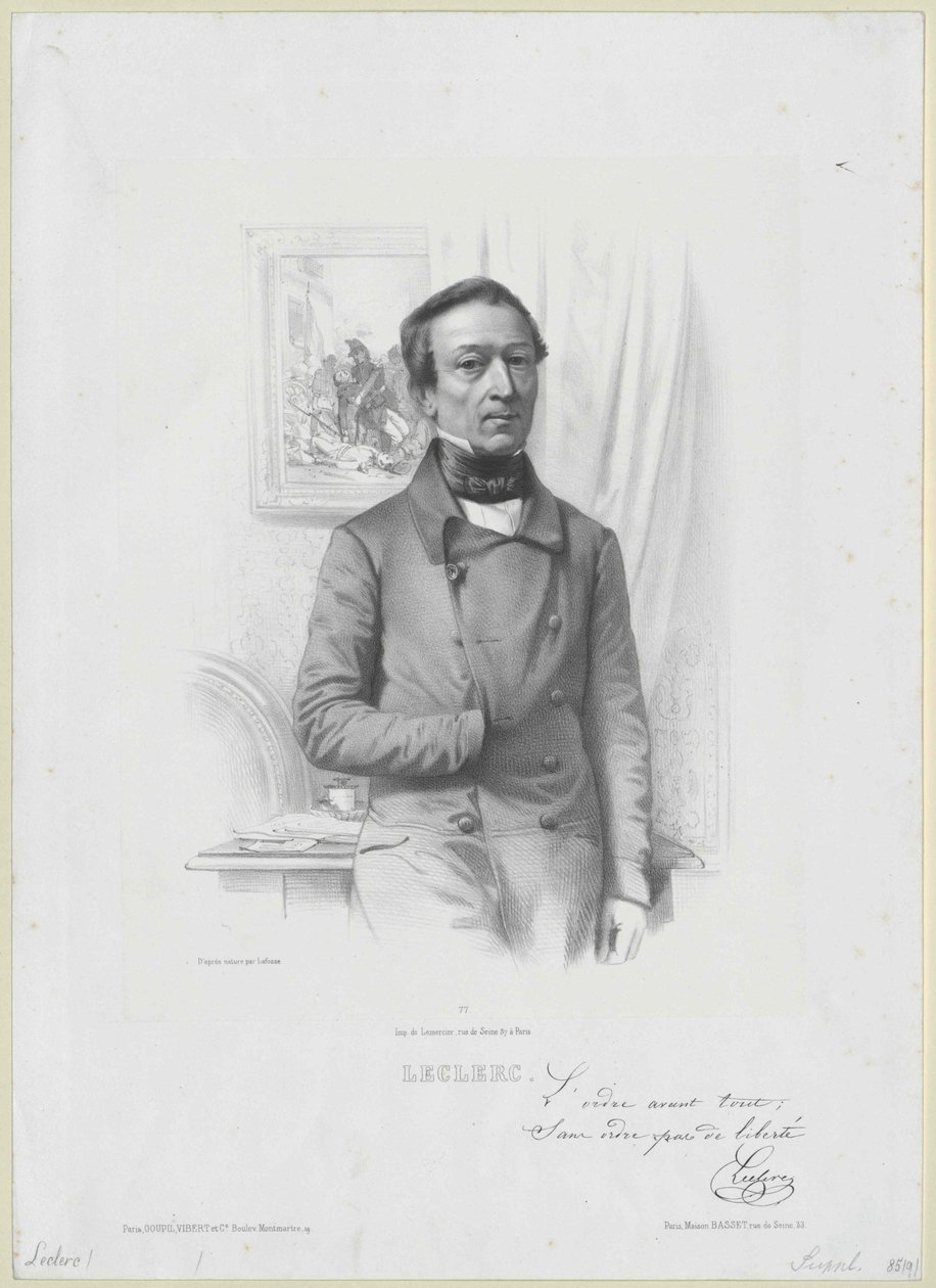 Alexandre Maximin Leclerc alkotó: Artist Unknown